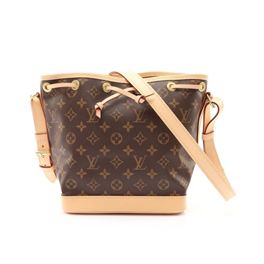 LOUIS VUITTON LV 路易威登 Noe BB 水桶包 肩背包 棕色 原花帆布 M46983