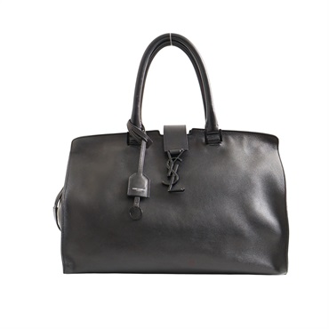 Yves Saint Laurent 聖羅蘭 手提包 黑色 牛皮 (無背帶) 394458