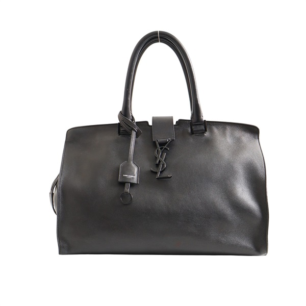 Yves Saint Laurent 聖羅蘭 手提包 黑色 牛皮 (無背帶) 394458