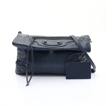BALENCIAGA 巴黎世家 Envelope Clutch 肩背包 藍色 羊皮 319376