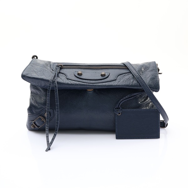 BALENCIAGA 巴黎世家 Envelope Clutch 肩背包 藍色 羊皮 319376