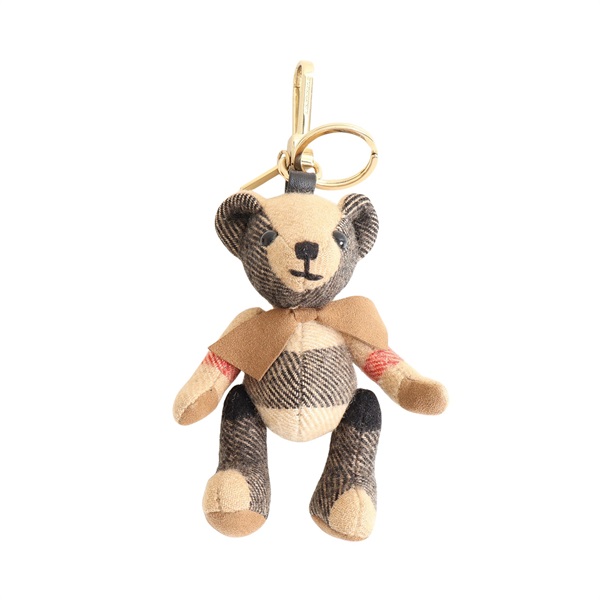 BURBERRY 巴寶莉 Thomas Bear 吊飾 棕色/淺褐色 羊毛 棉質