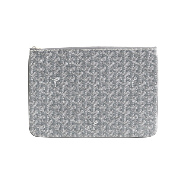 GOYARD 高雅德 Senat MM 手拿包 灰色 PVC塗層帆布 SENAT2MMLTY