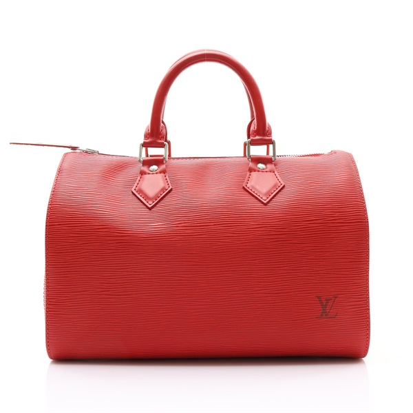 LOUIS VUITTON LV 路易威登 Speedy 25 波士頓包 手提包 紅色 Epi 水波紋牛皮 M43017