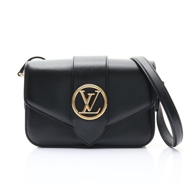 LOUIS VUITTON LV 路易威登 LV Pont 9 肩背包 黑色 牛皮 M55948