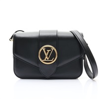 LOUIS VUITTON LV 路易威登 LV Pont 9 肩背包 黑色 牛皮 M55948
