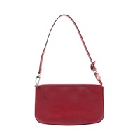 LOUIS VUITTON LV 路易威登 Pochette Accessoires 肩背包 紫紅色 EPI水波紋牛皮 M40777