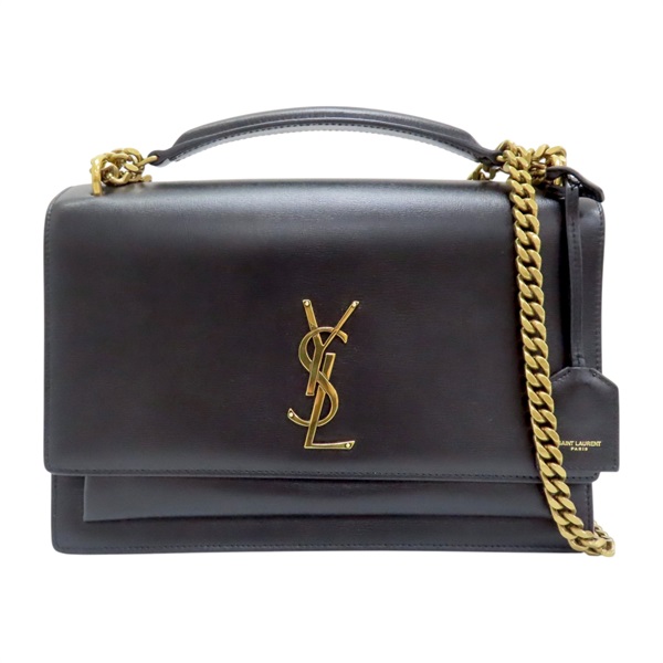 黑色 牛皮 Sunset 兩用包