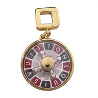 18K 黃金 ROULETTE 輪盤 吊飾 墜飾 Q93048