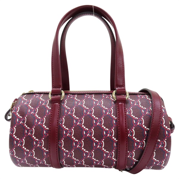 【再降價】紅色 PVC塗層帆布 两用包【GUCCI 古馳】 796230