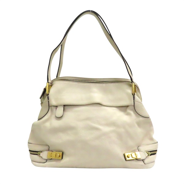 米色 皮革 Cary 肩背包