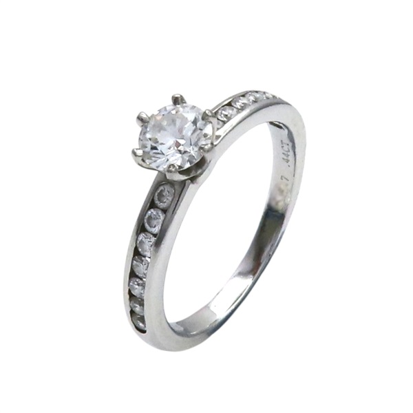 Pt950鉑金 0.44ct鑽石 戒指 F/VS2/3EX