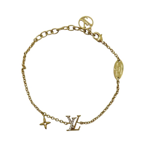 金色 飾面金屬 LV Iconic 手鐲 M00587