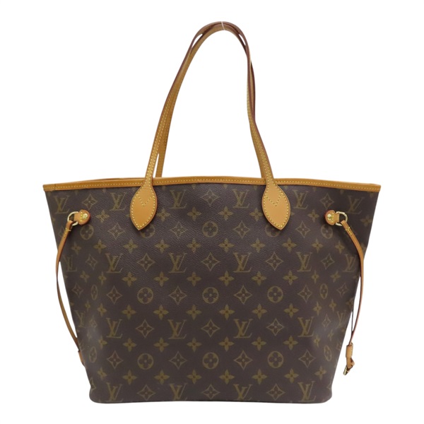 棕色 原花 帆布 Neverfull MM 肩背包 托特包 M40156