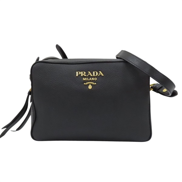 黑色 皮革 肩背包 1BH079