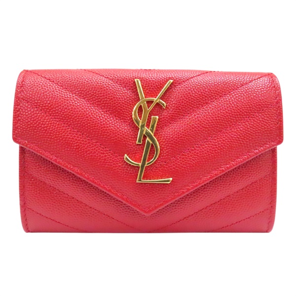 紅色 皮革 名片夾 414404