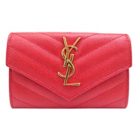 紅色 皮革 名片夾 414404