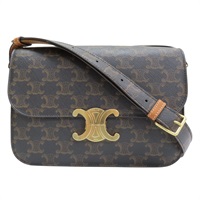 棕色帆布 CLASSIQUE TRIOMPHE 肩背包 187363