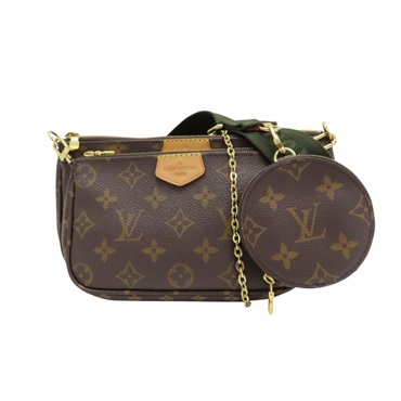 原花帆布 Multi Pochette Accessoires 肩背包 M44813