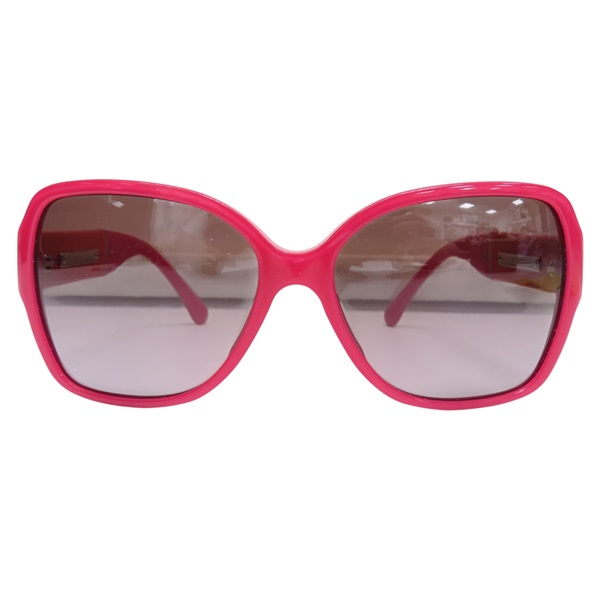 桃紅色 膠框 太陽眼鏡【CHANEL 香奈兒】 5230QA