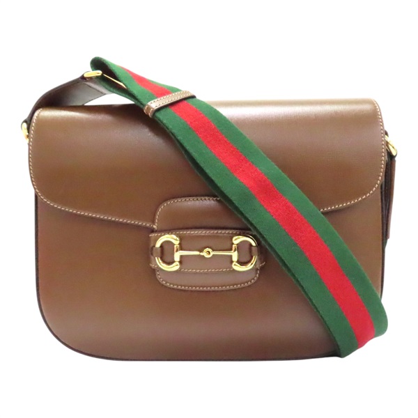 棕色 皮革 肩背包 700457