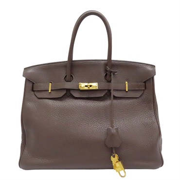 47 巧克力色 TOGO 牛皮 Birkin 35 手提包