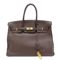 47 巧克力色 TOGO 牛皮 Birkin 35 手提包