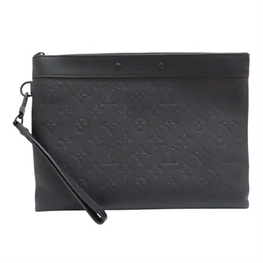 黑色 原花 牛皮 壓紋 Pochette To-Go 手拿包 M81570
