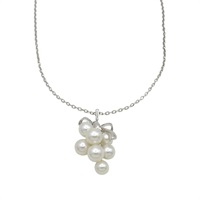 925純銀 葡萄珍珠 項鍊【MIKIMOTO 御木本】 Pearl 4.10g