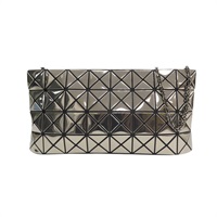 金屬棕 PVC 8X4 鍊帶肩背包