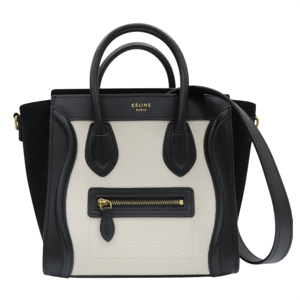 黑色 白色 皮革 兩用包 S-VP-4195