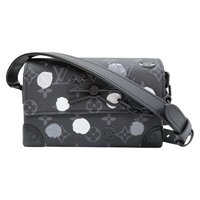 黑色 原花 帆布 LVxYK STEAMER WEARABLE WALLET 肩背包 M81935