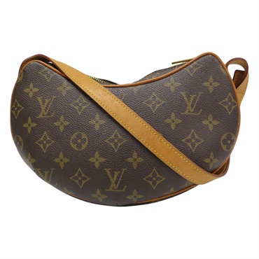棕色 原花 帆布 Pochette Croissant 手提包 M51510