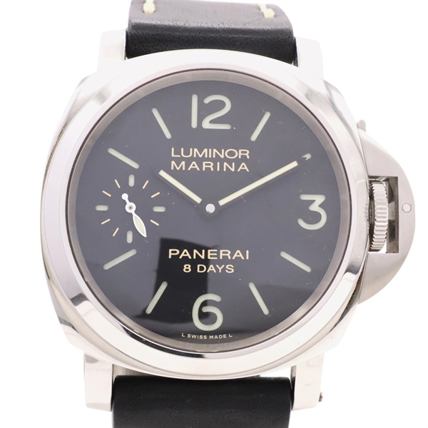 黑色錶盤 皮帶 Luminor Marina 8Days 腕錶 皮帶扣非原廠 PAM00510