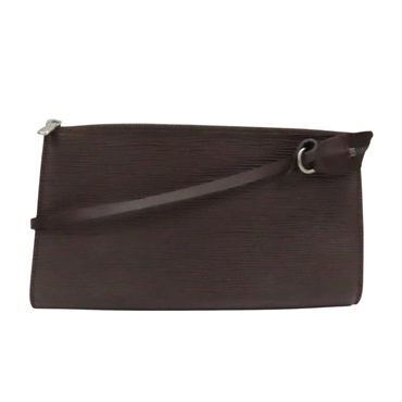 棕色 水波紋 Epi牛皮 Pochette 手拿包 M52942