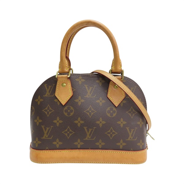 棕色 原花帆布 Alma BB 艾瑪包 兩用包 M53152