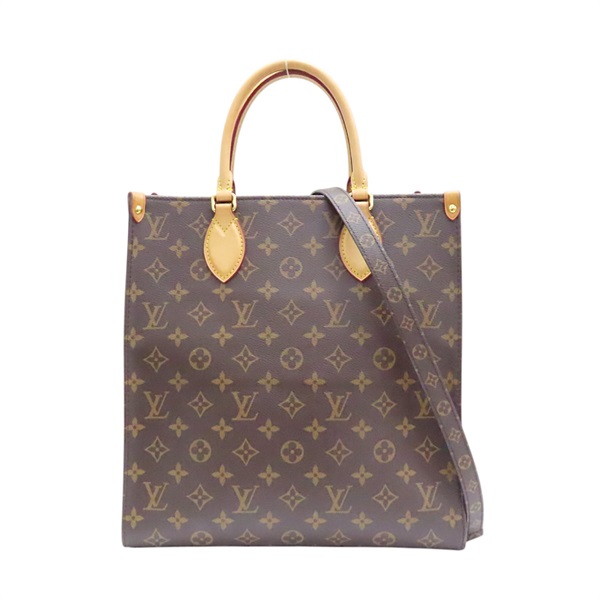 棕色 原花帆布 Sac Plat PM 兩用包 M46263