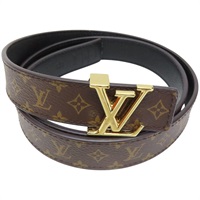 褐色 原花 PVC塗層帆布 腰帶 皮帶 118公分 【LOUIS VUITTON 路易威燈】 M0570