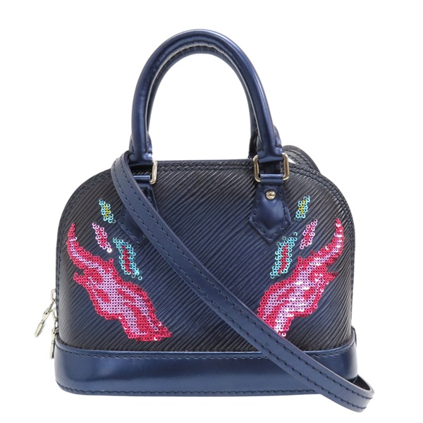 藍色 EPI 水波紋牛皮 nano alma 兩用包 M64043