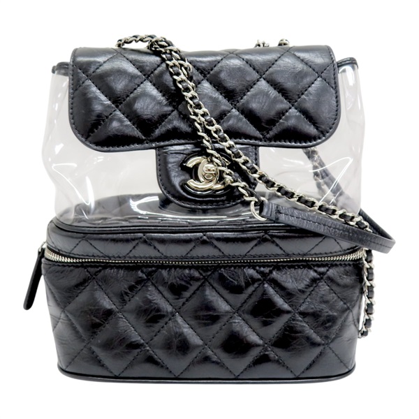 黑色 牛皮 肩背包 A57826