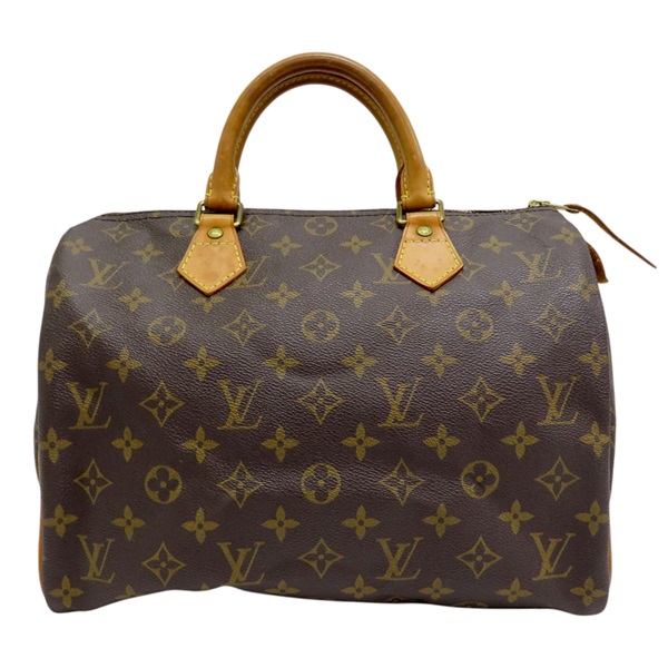 棕色 原花 帆布 Speedy 30 手提包 M41526