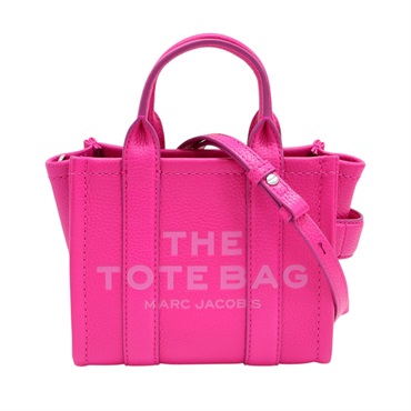 桃紅色 皮革 The Tote Bag 兩用包