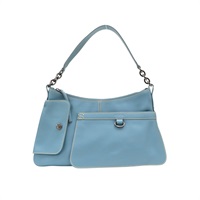 土耳其藍 牛皮 肩背包【TOD'S 托德斯】