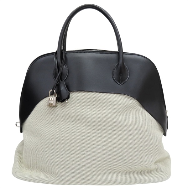 石墨灰 牛皮 Bolide Paddock40 手提包 □R刻