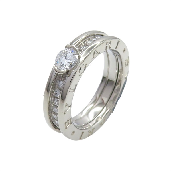 18K白金 鑽石 B.zero1 戒指 #51【BVLGARI 寶格麗】