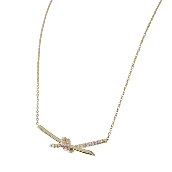 18K黃金 鑽石 Knot 項鍊【Tiffany & Co 蒂芬妮】 68887216