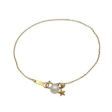 18K黃金 珍珠 星星 手鍊【TASAKI 田崎】