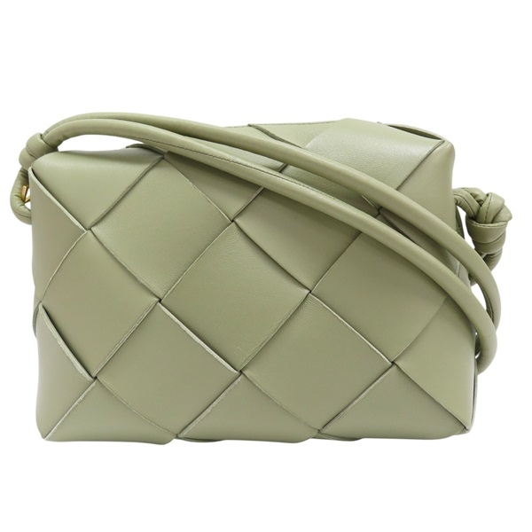 綠色 羊革 Cassette 肩背包