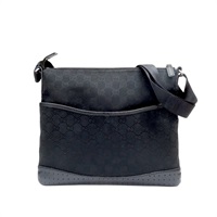 黑色 GG帆布 肩背包 斜背包 145857