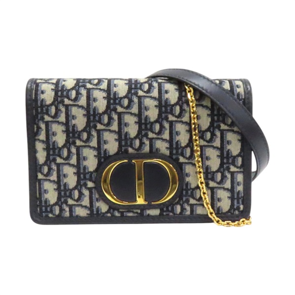 藍色 緹花 帆布 牛皮 30 Montaiagne 斜背包 手拿包 S2086UTZQ_M928